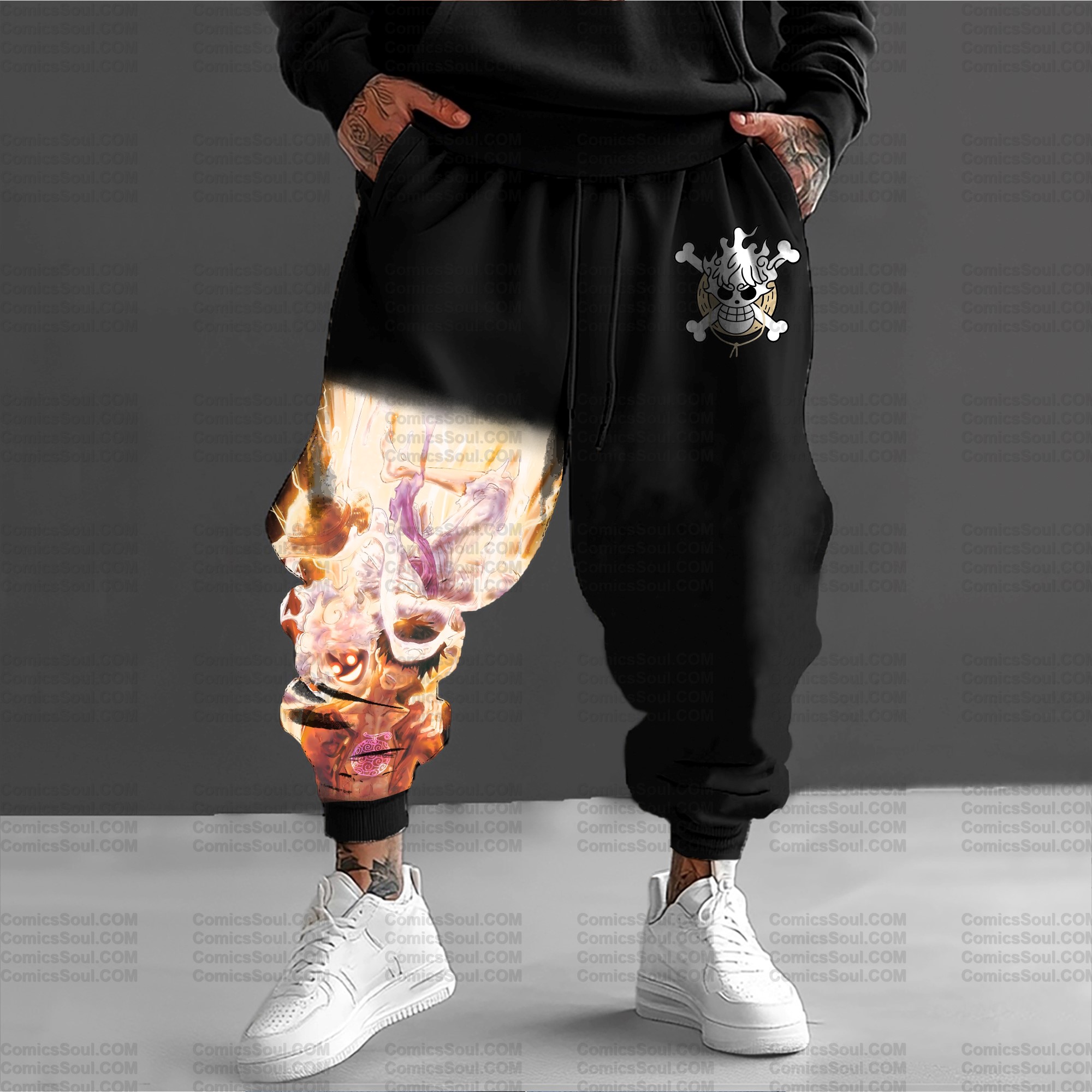 Unisex Anime Inspired Vintage Plush Pants