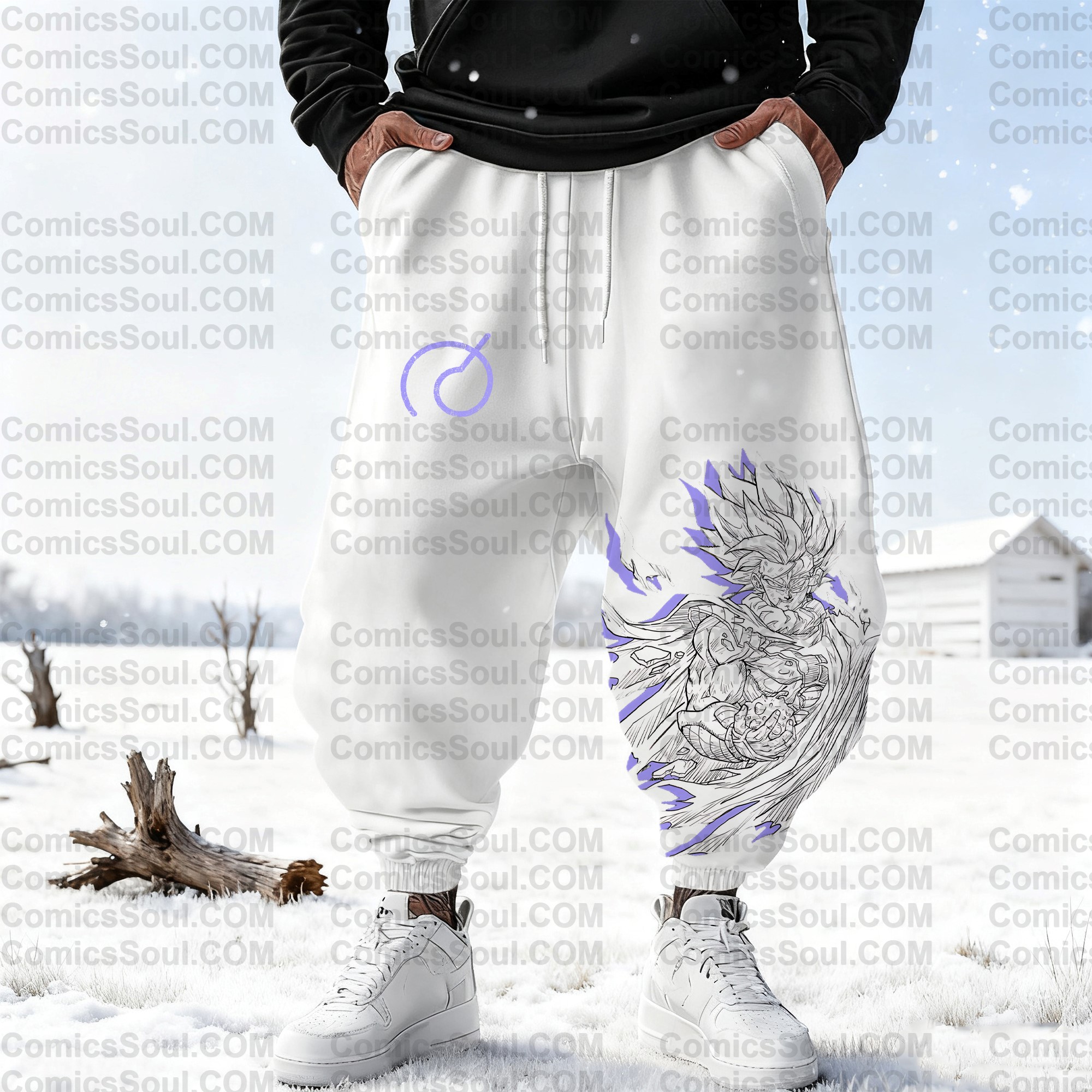 (Dragon Ball)Unisex Anime Inspired Vintage Plush Pants