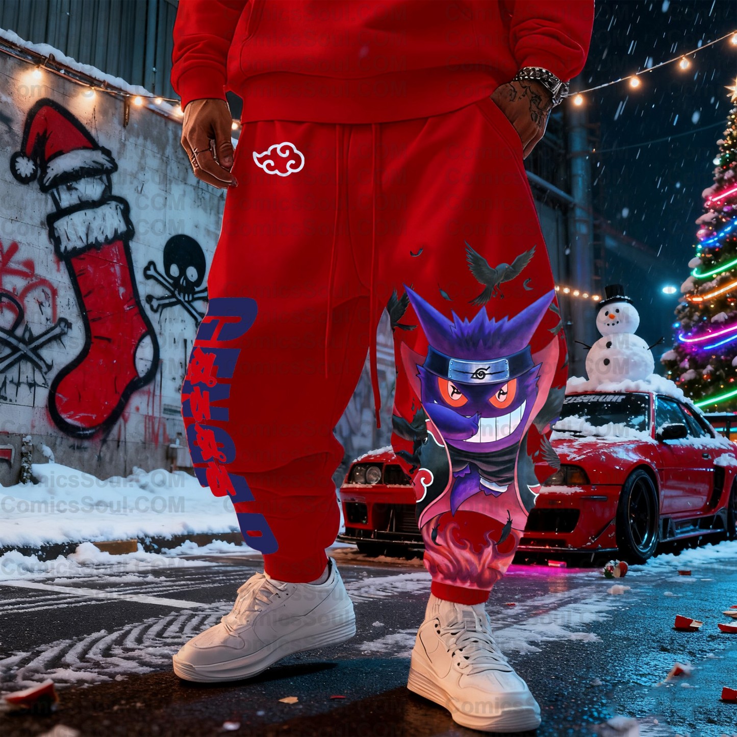 Unisex Casual Anime Streetwear Pants