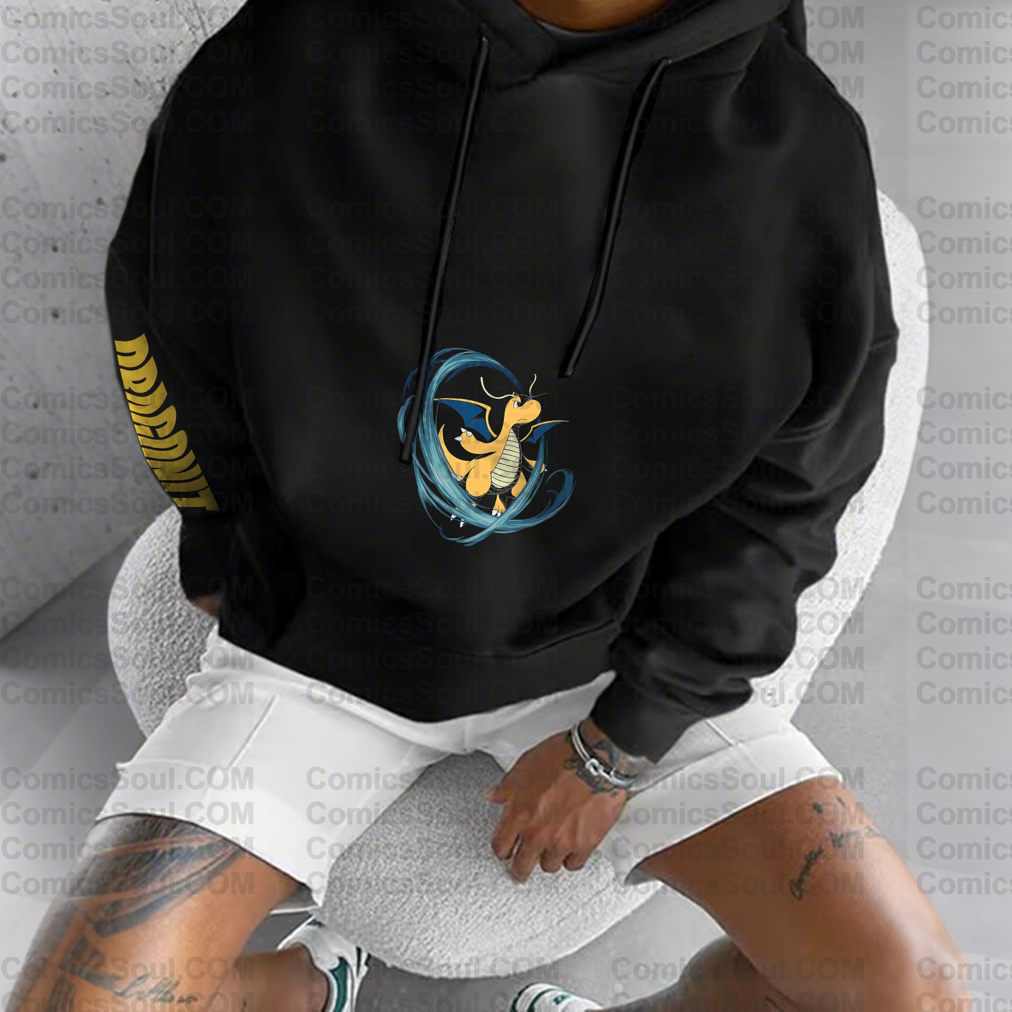 Unisex Anime Graphic Streetwear Vintage Hoodie