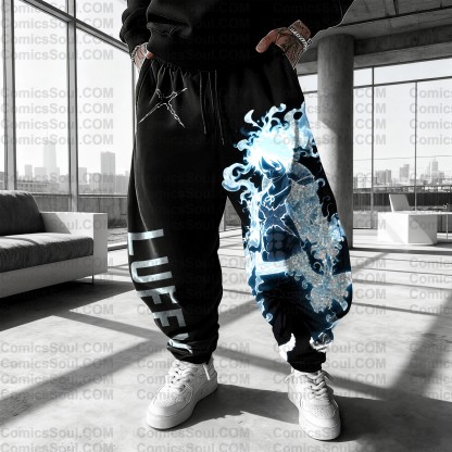 (Plus Velvet)Unisex Casual Anime Streetwear Pants