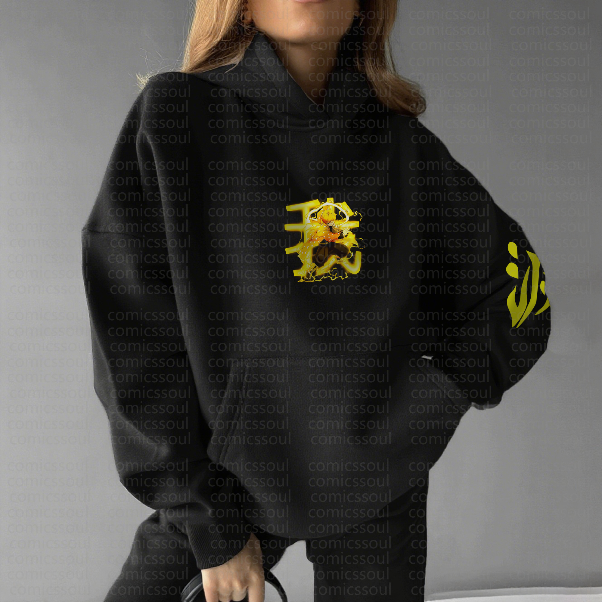 " Demon Slayer " Anime Inspired Vintage Hoodie