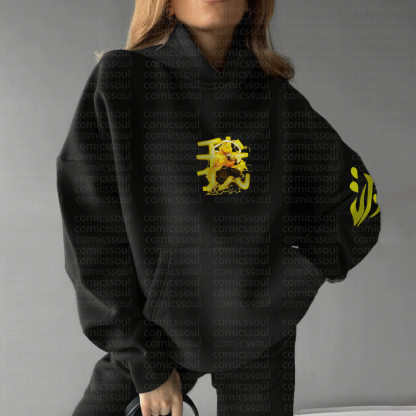 " Demon Slayer " Anime Inspired Vintage Hoodie