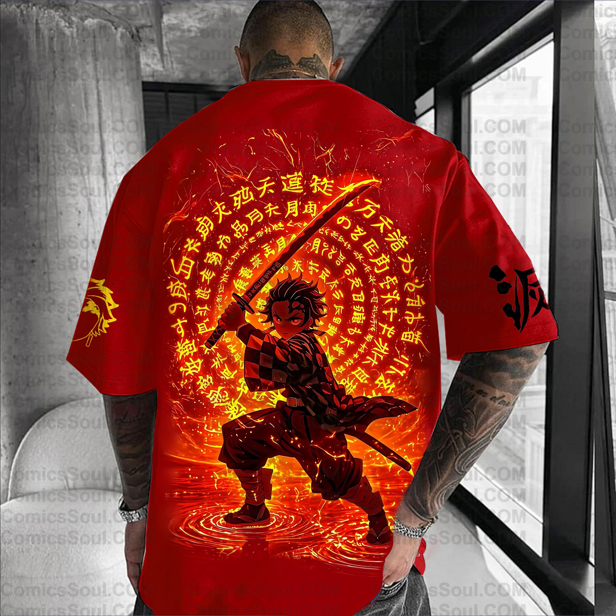 Unisex  " Demon slayer " Anime Inspired Vintage T-Shirt