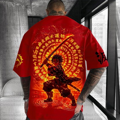 Unisex  " Demon slayer " Anime Inspired Vintage T-Shirt