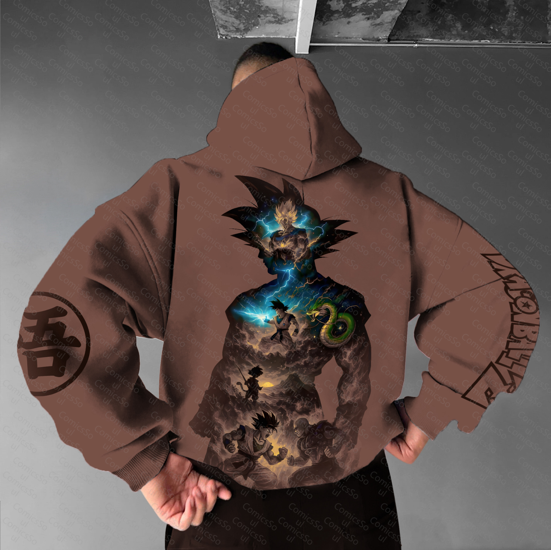 Unisex “Dragon Ball” Anime Graphic Streetwear Vintage Hoodie