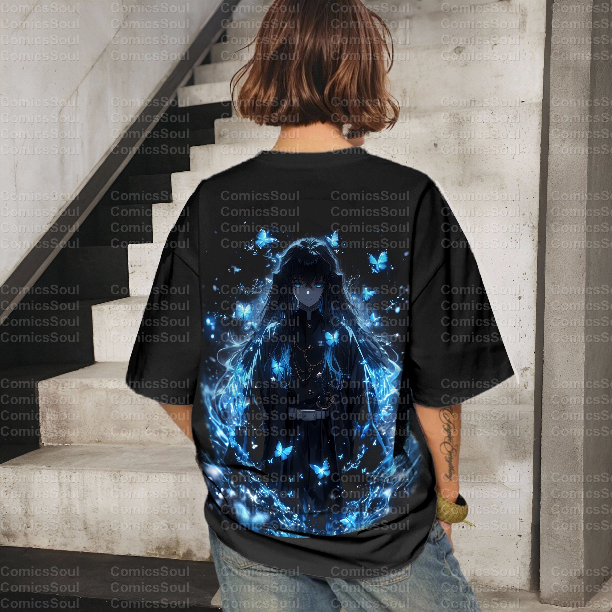 "Demon Slayer" Anime Inspired Vintage T-Shirt