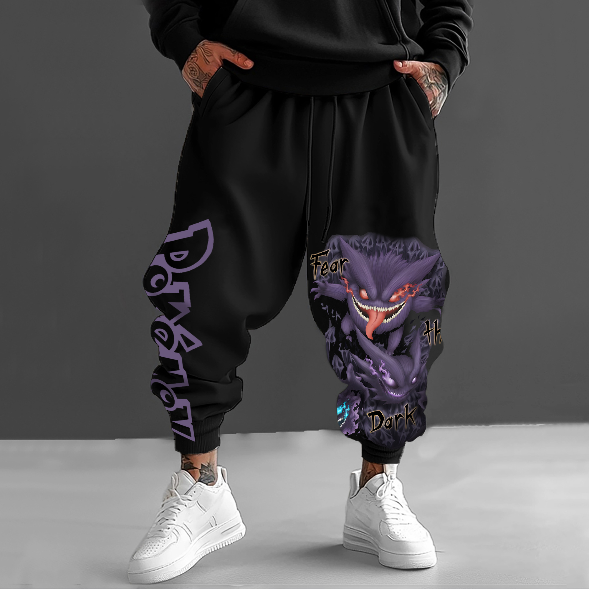 Unisex Casual Anime Streetwear Pants