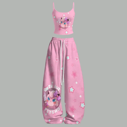 Pokemon Top & Elasticated Trousers Two-Piece Set