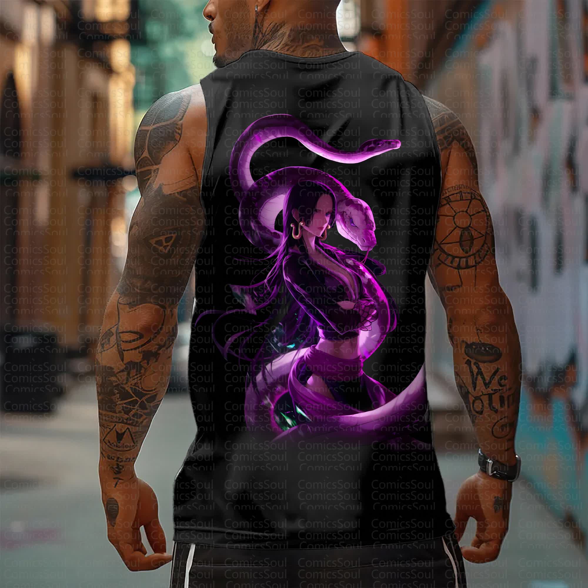 Unisex “One Piece” Casual Anime  Tank Top