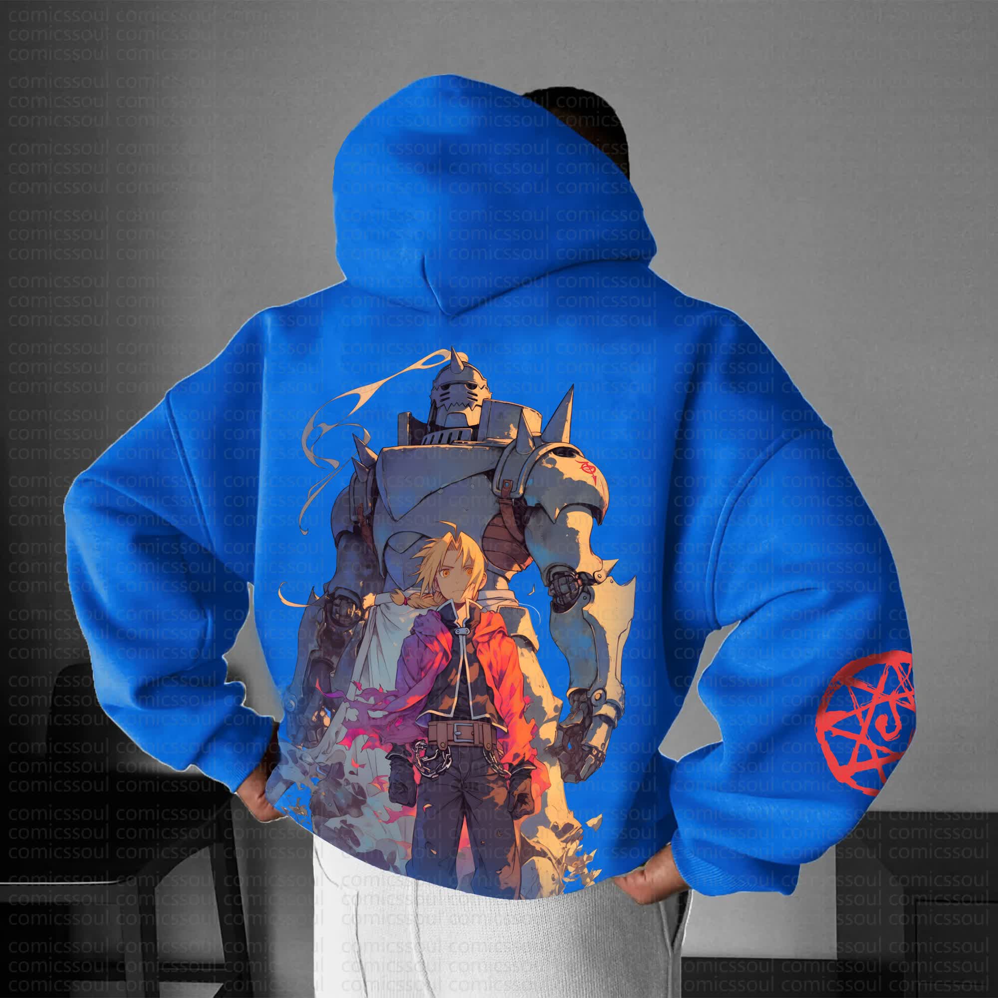 Unisex Anime Graphic Streetwear Vintage Hoodie丨Fullmetal Alchemist