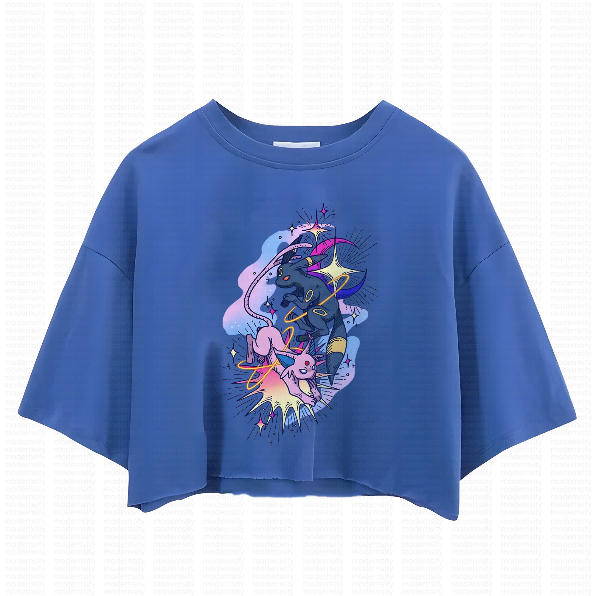 Cute and playful "Pokémon" summer women's cropped top