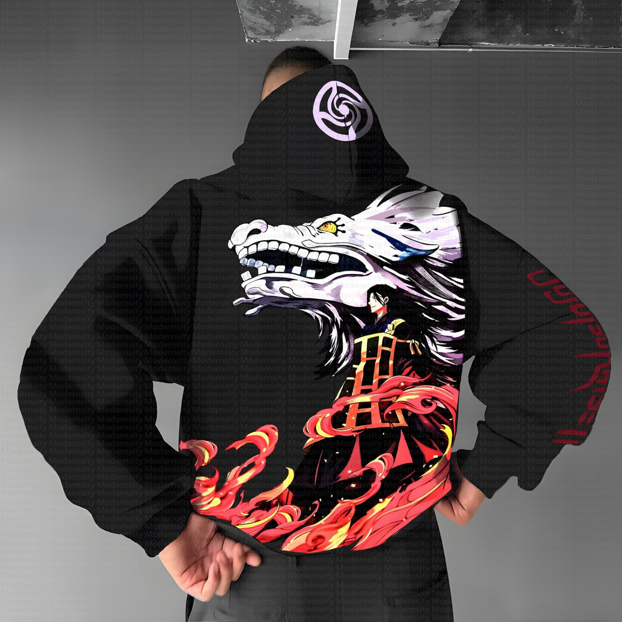 Unisex “JJK” Anime Graphic Streetwear Vintage Hoodie