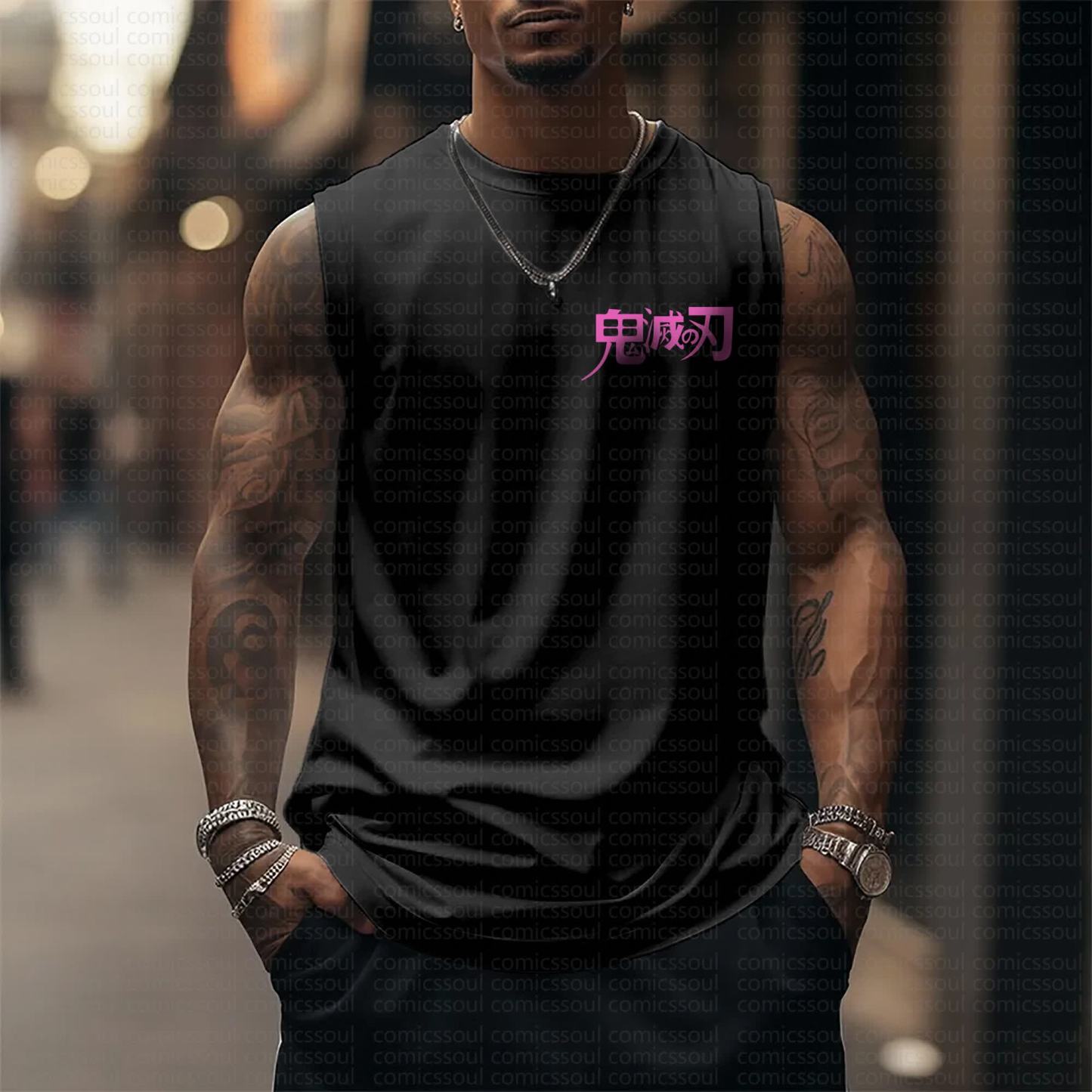 Unisex  “Demon Slayer” Casual Anime  Tank Top