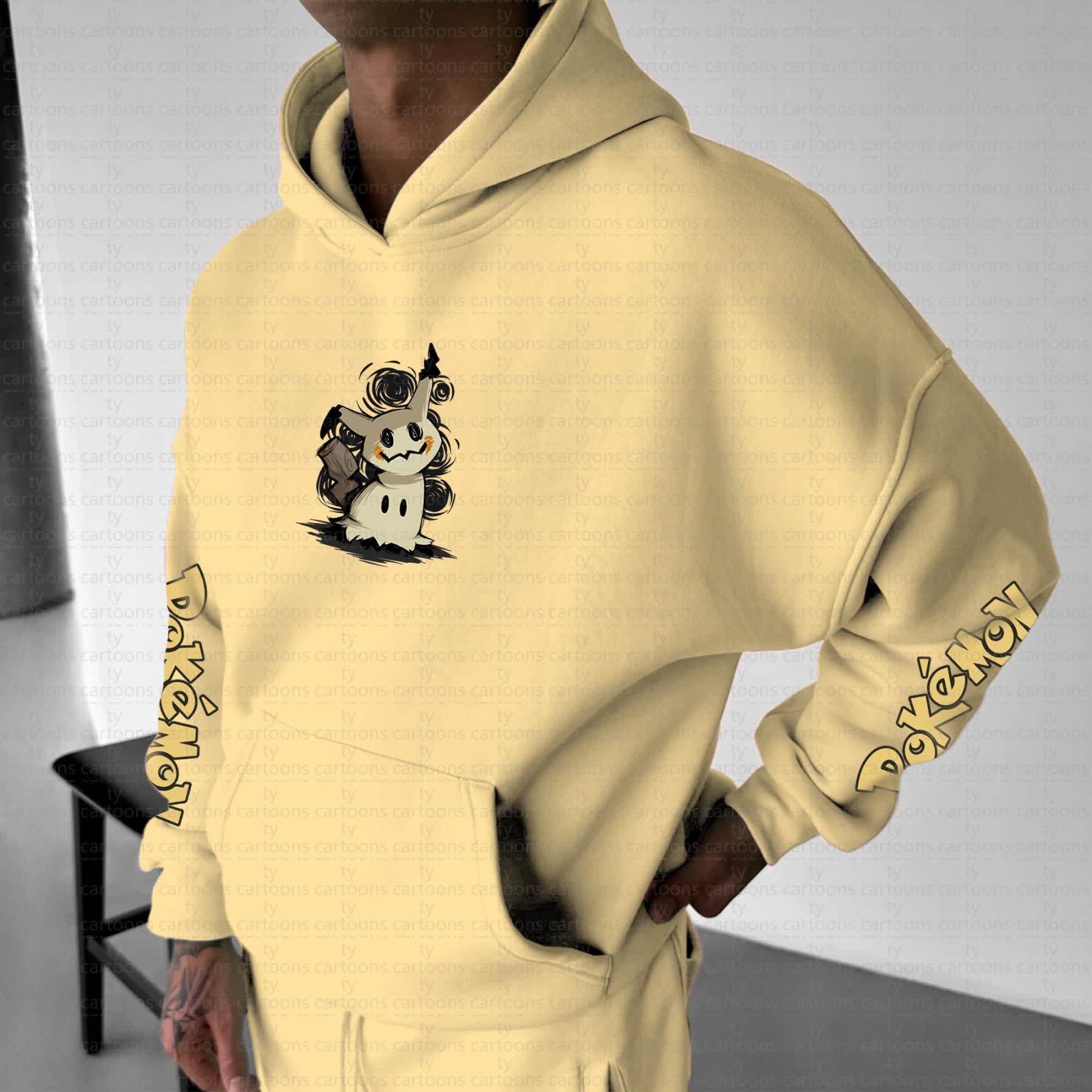 Unisex “Pokémon” Anime Graphic Streetwear Vintage Hoodie