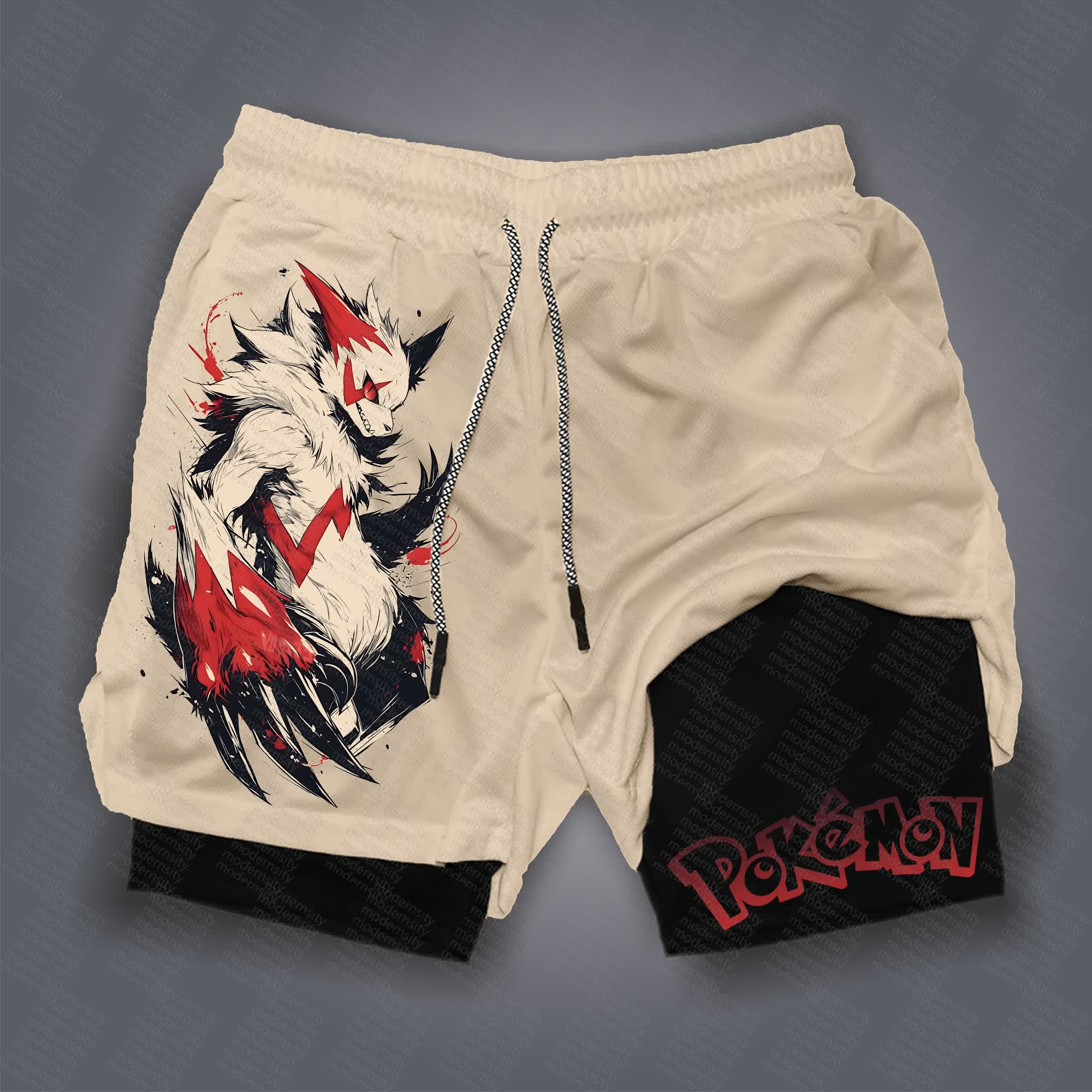 Unisex  “Pokémon” Casual Anime Streetwear Shorts