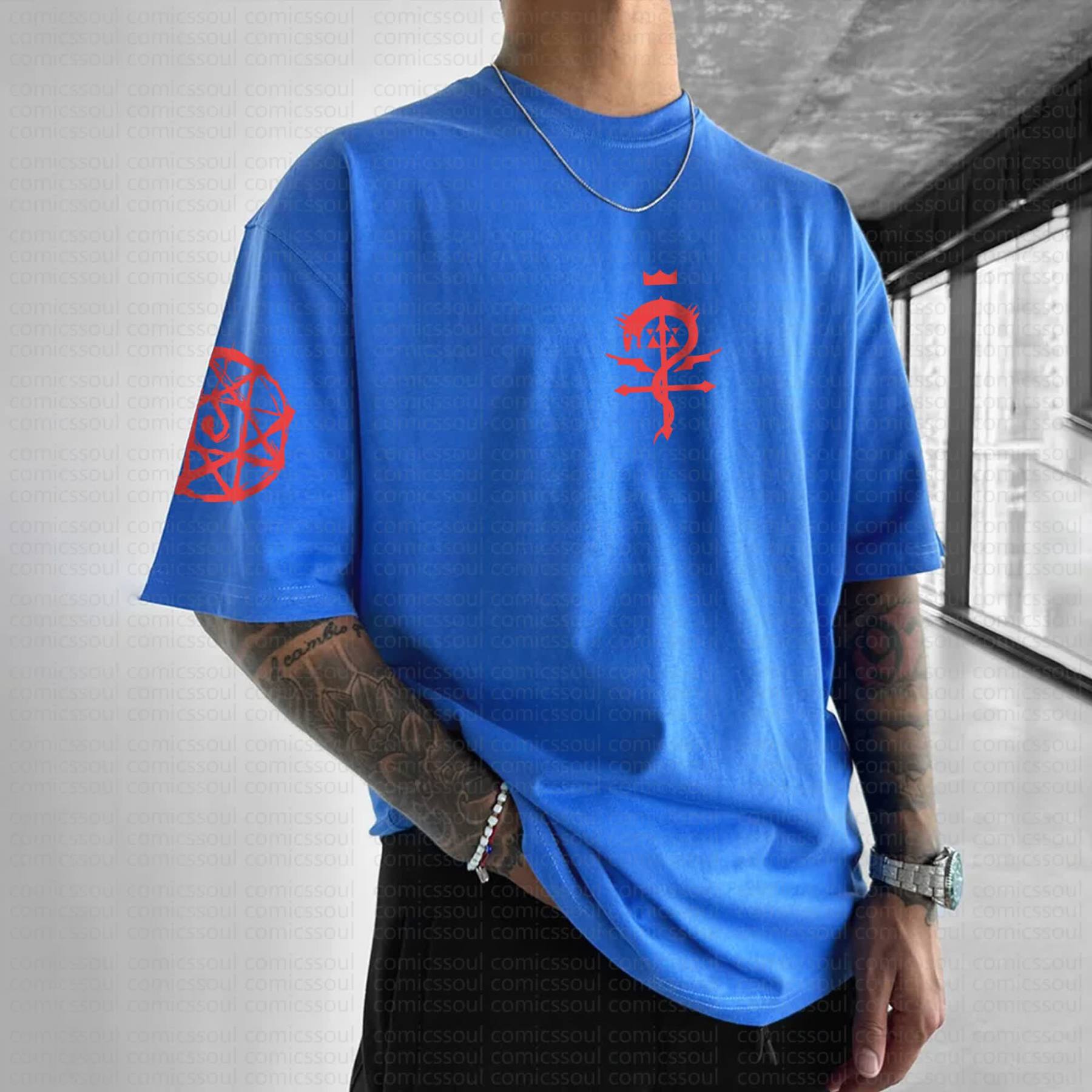 Unisex Anime Inspired Vintage T-Shirt | Fullmetal Alchemist