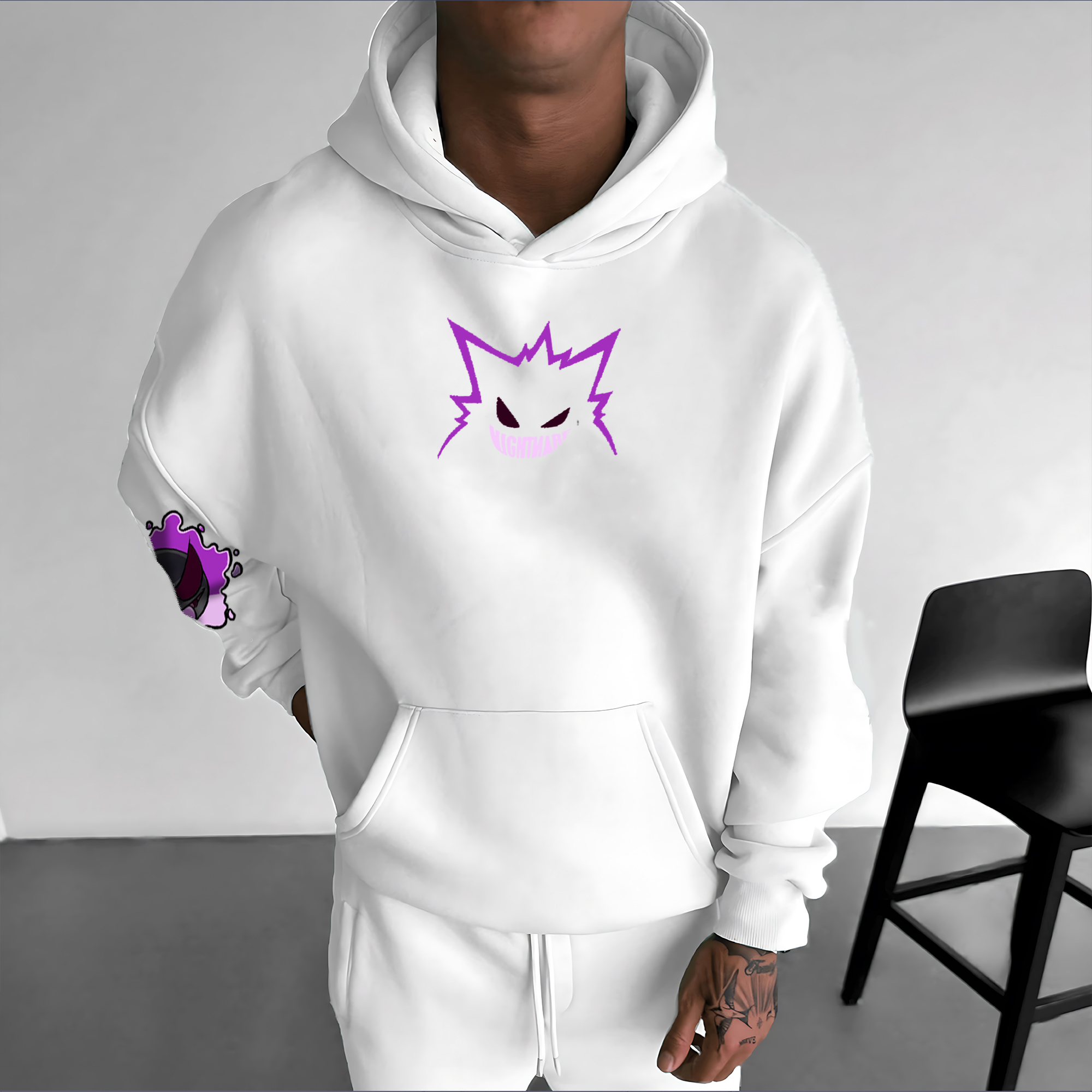Unisex Anime Graphic Streetwear Vintage Hoodie