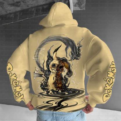 Unisex “Pokémon” Anime Graphic Streetwear Vintage Hoodie