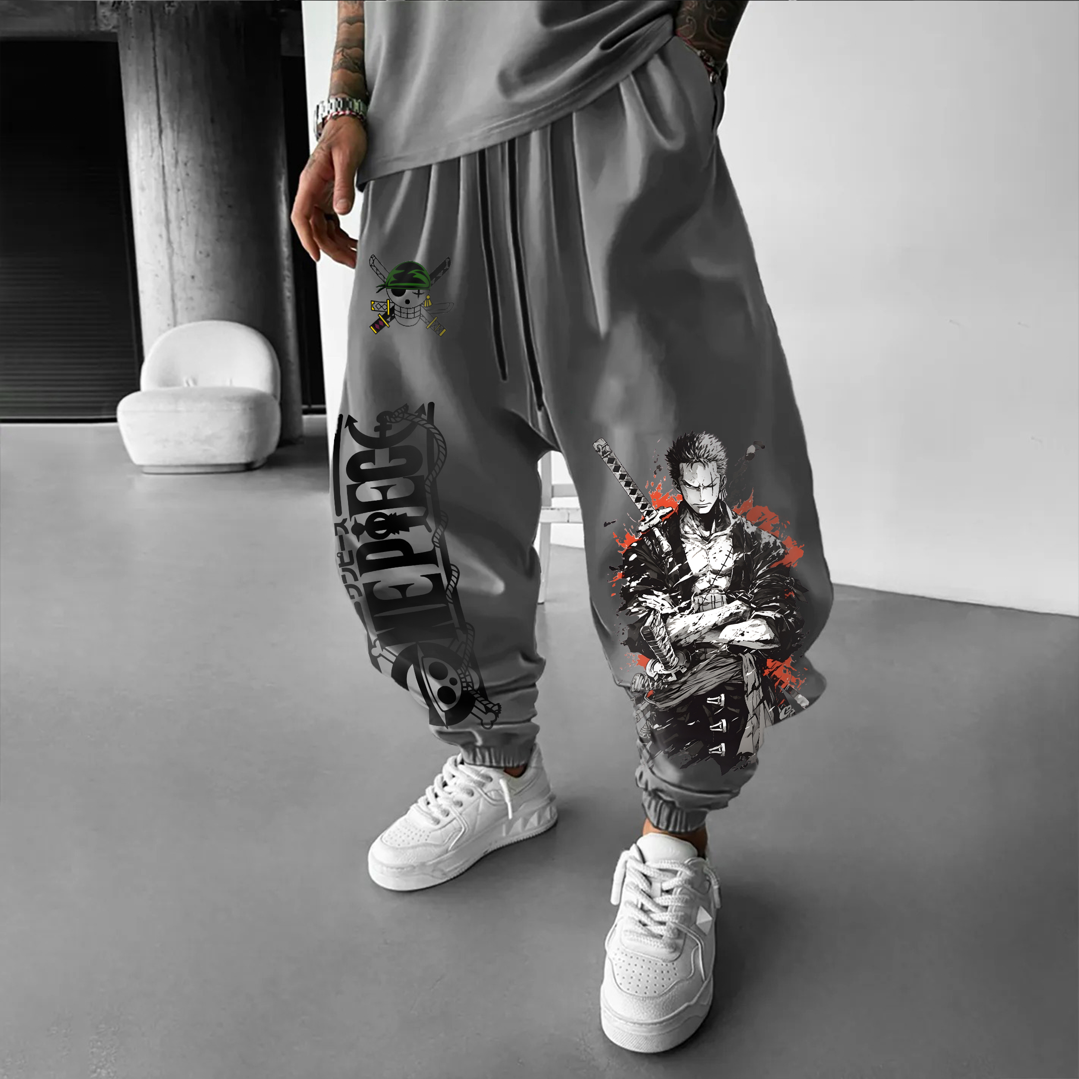 [Copy]Unisex Anime Printed  Pants丨One Piece