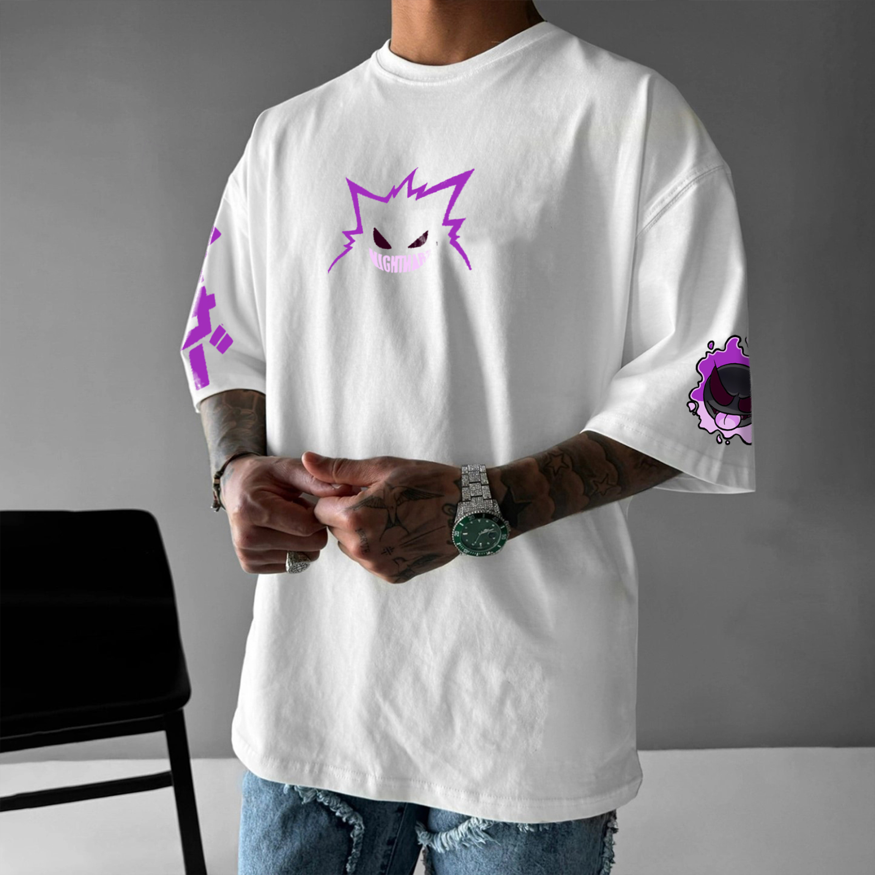 Unisex Anime Inspired Vintage T-Shirt