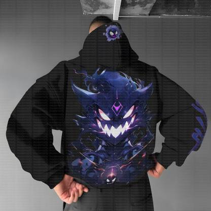 Unisex “Pokémon” Anime Graphic Streetwear Vintage Hoodie