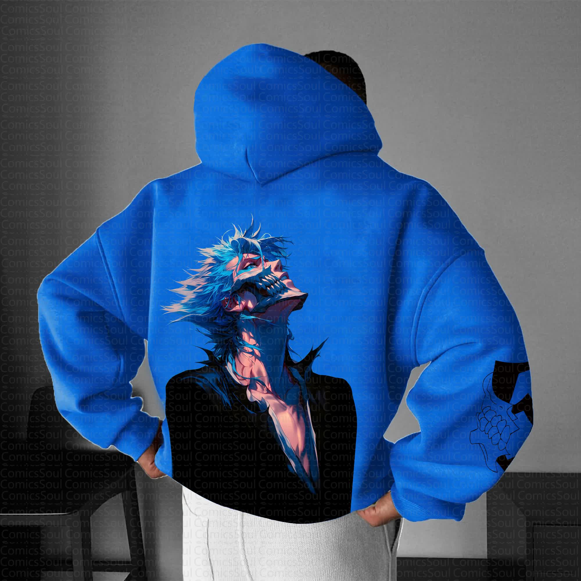 Unisex Anime Graphic Streetwear Vintage Hoodie丨BLEACH