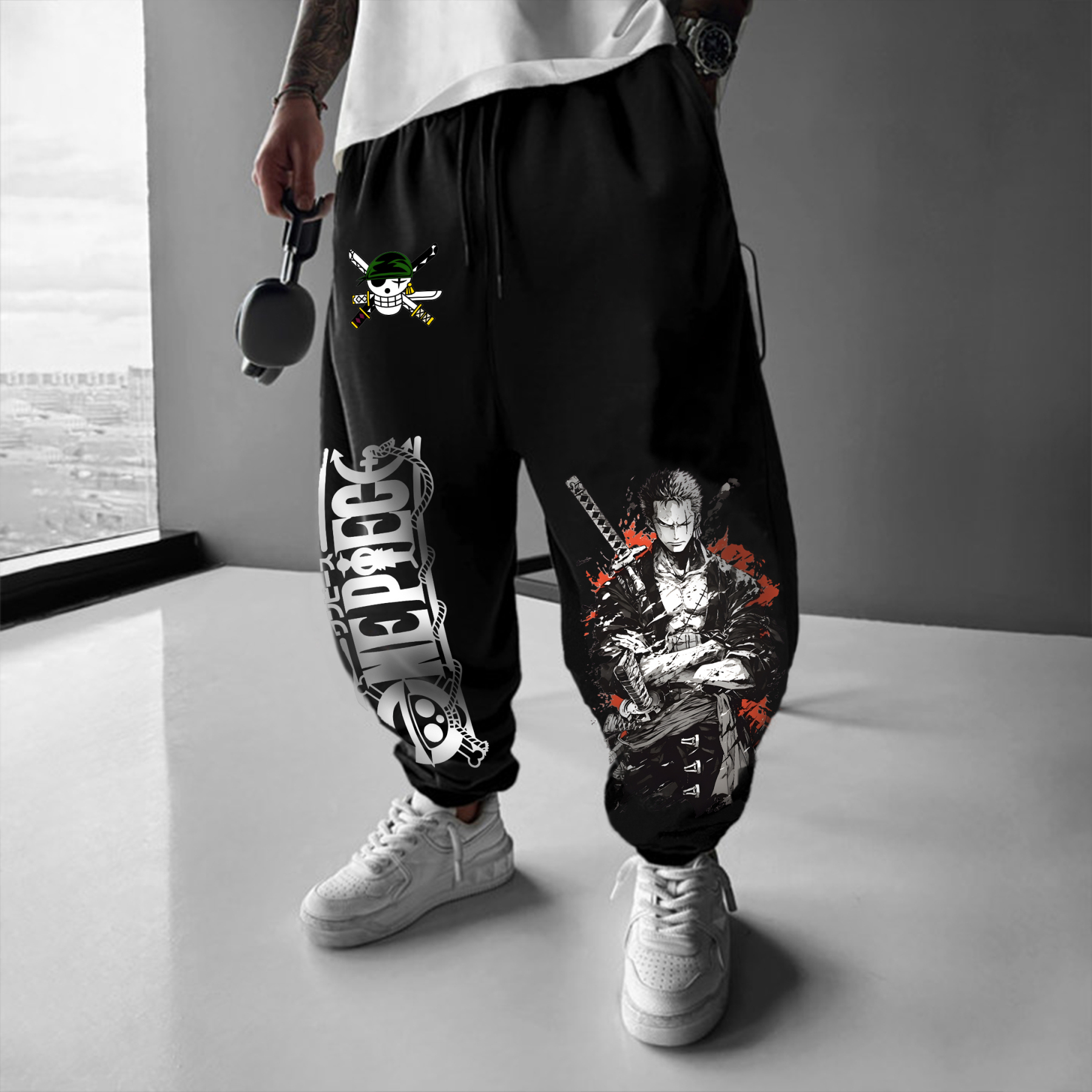 [Copy]Unisex Anime Printed  Pants丨One Piece