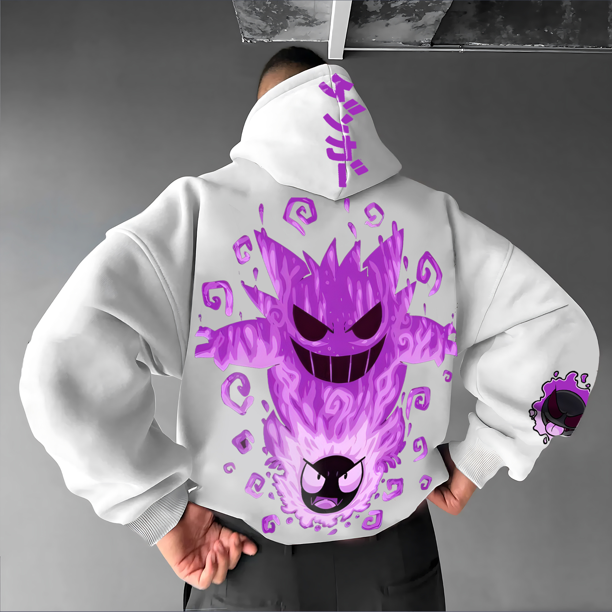 Unisex Anime Graphic Streetwear Vintage Hoodie