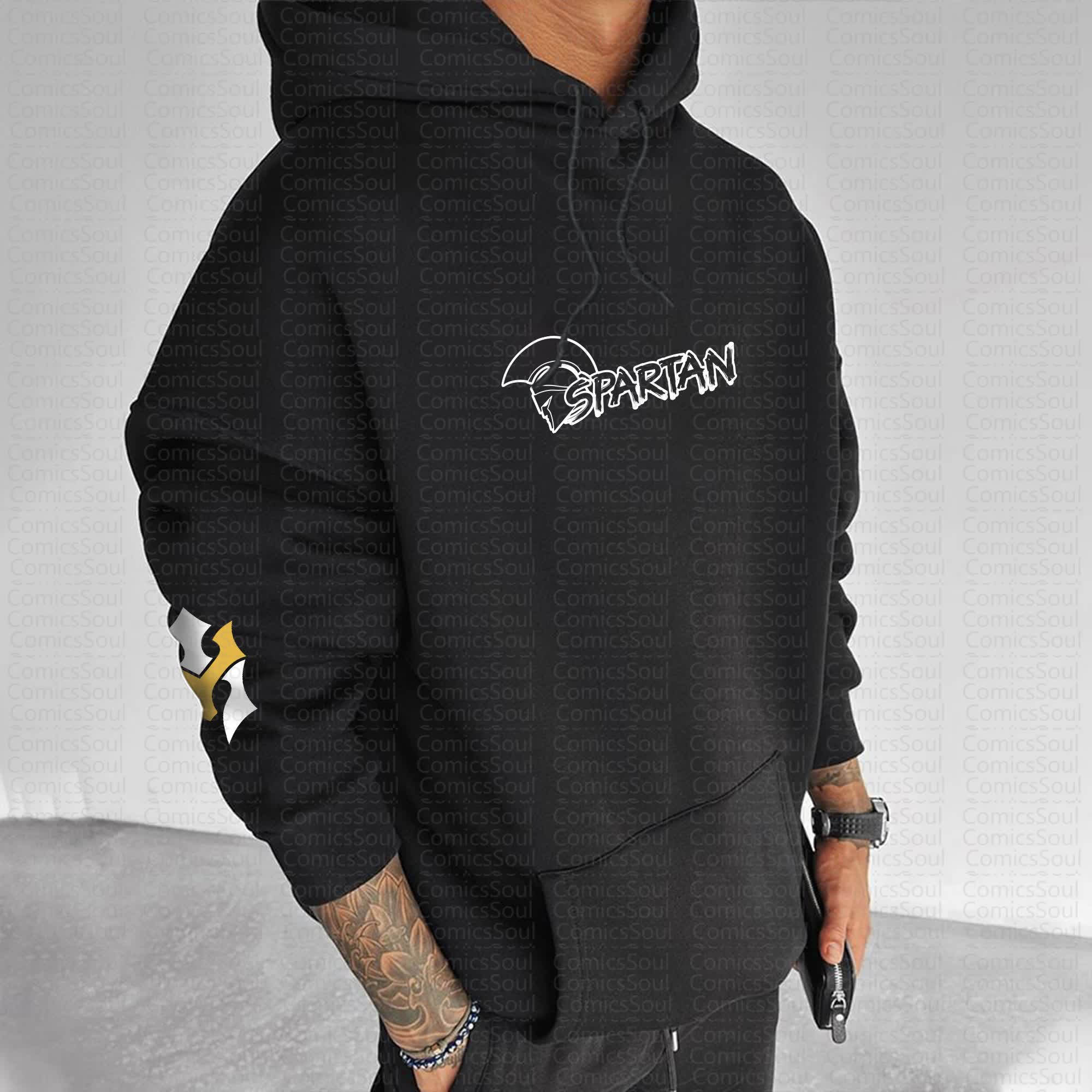 Unisex Anime Graphic Streetwear Vintage Hoodie丨Spartan