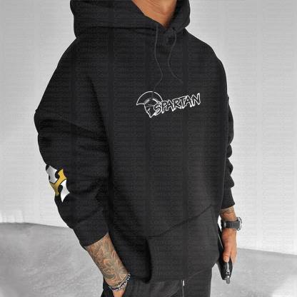 Unisex Anime Graphic Streetwear Vintage Hoodie丨Spartan