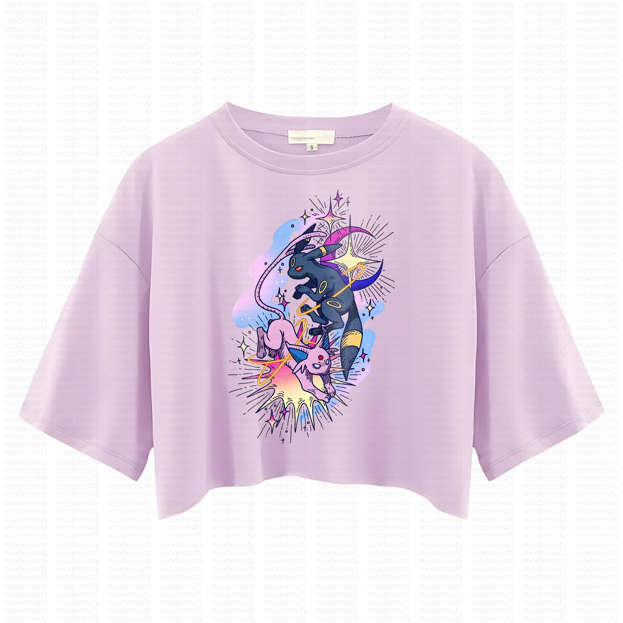 Cute and playful "Pokémon" summer women's cropped top