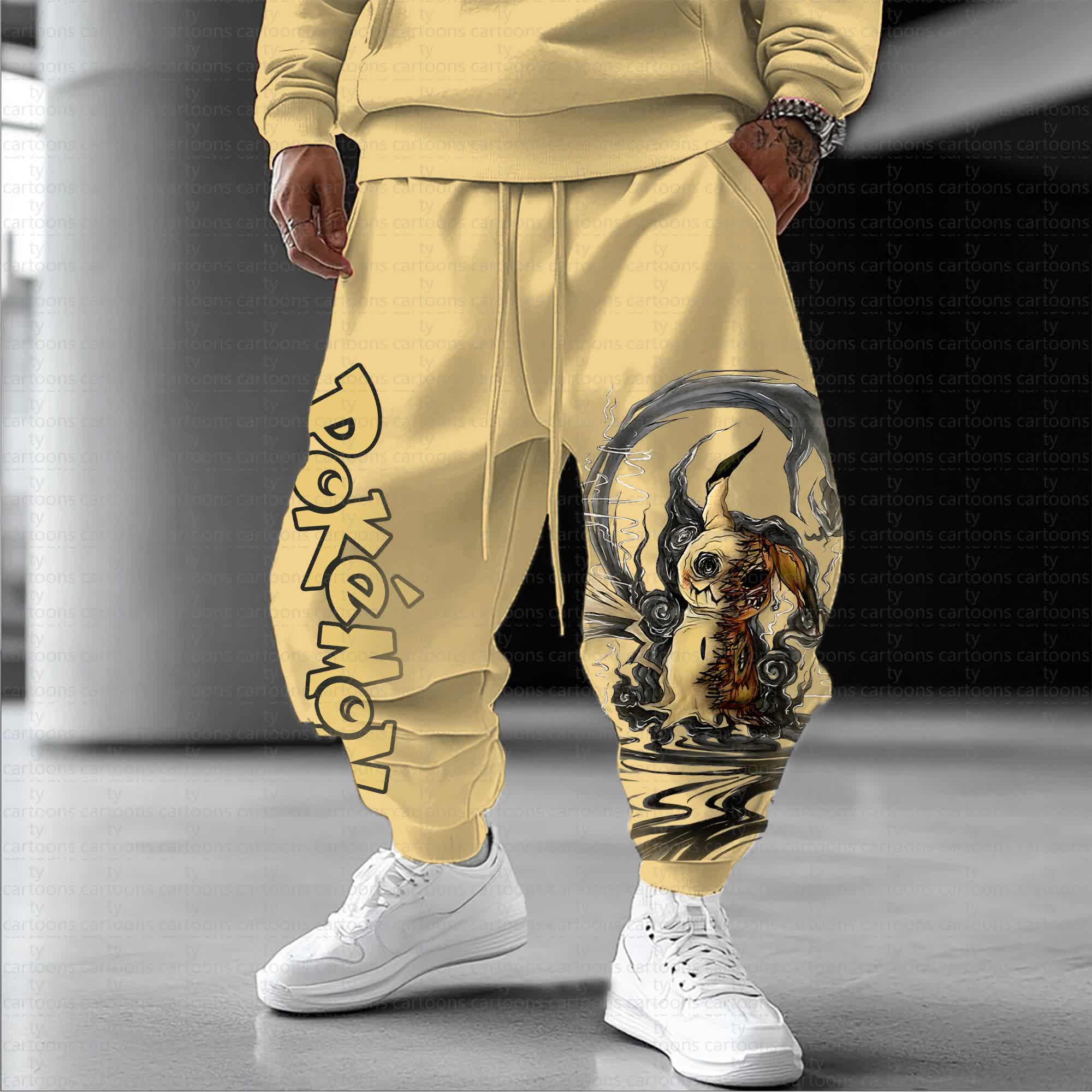 Unisex  “Pokémon” Casual Anime Streetwear Pants