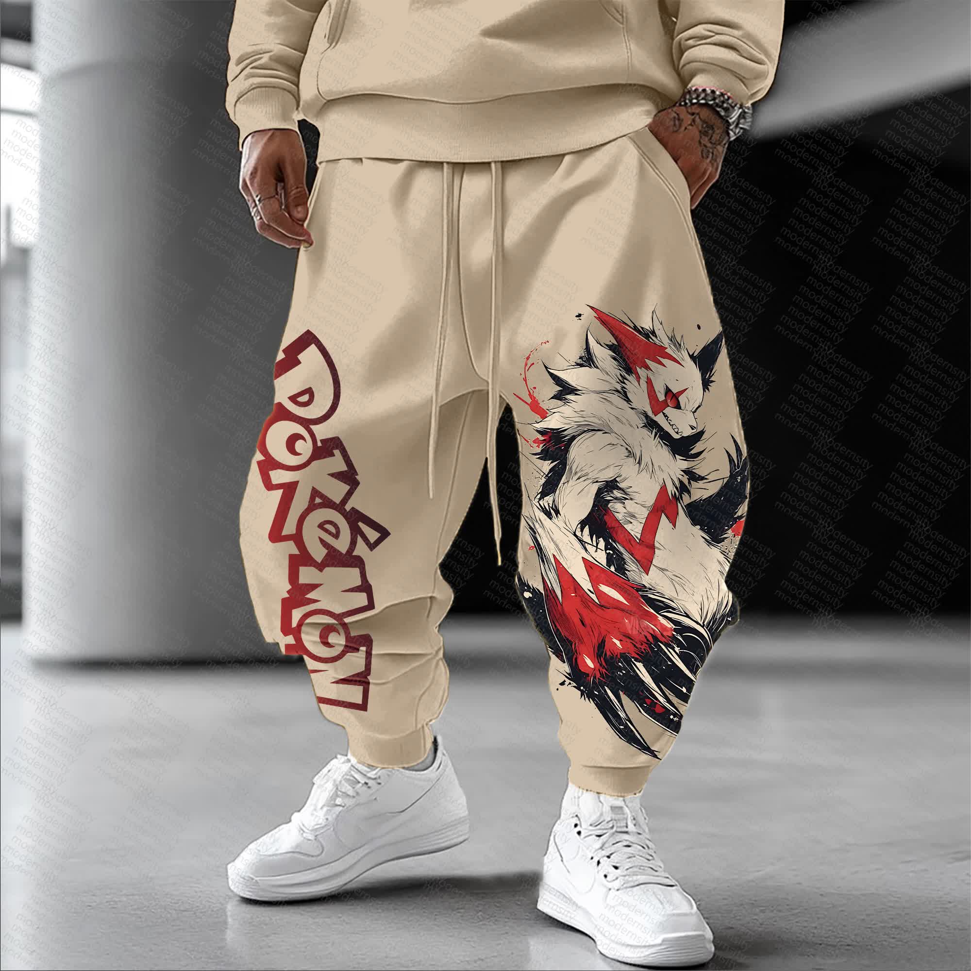 Unisex  “Pokémon” Casual Anime Streetwear Pants