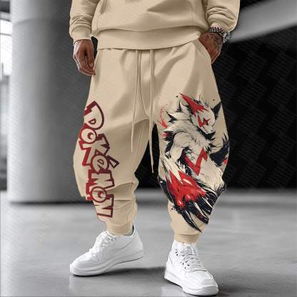 Unisex  “Pokémon” Casual Anime Streetwear Pants