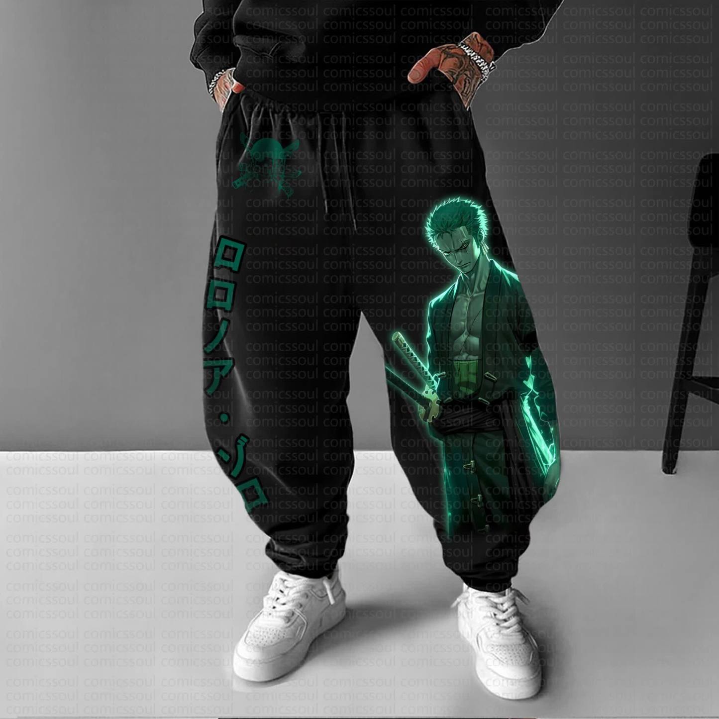 Unisex Anime Inspired Vintage Pants丨Demon Slayer X Pokémon