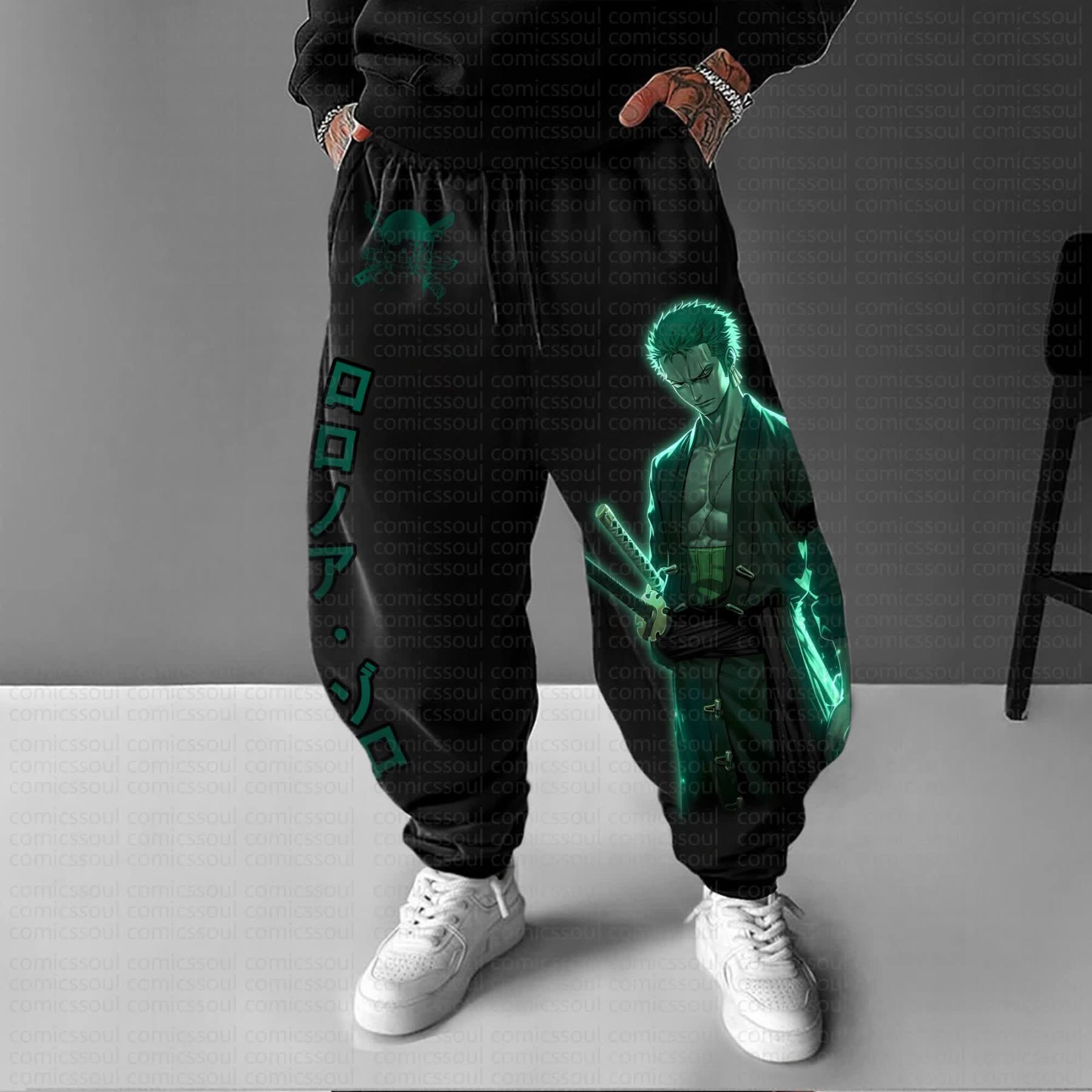 Unisex Anime Inspired Vintage Pants丨Demon Slayer X Pokémon