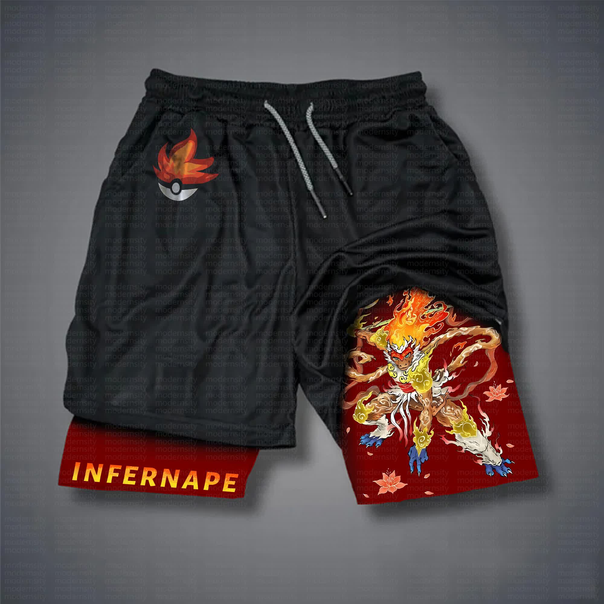 Unisex  “Pokémon” Casual Anime Streetwear Shorts