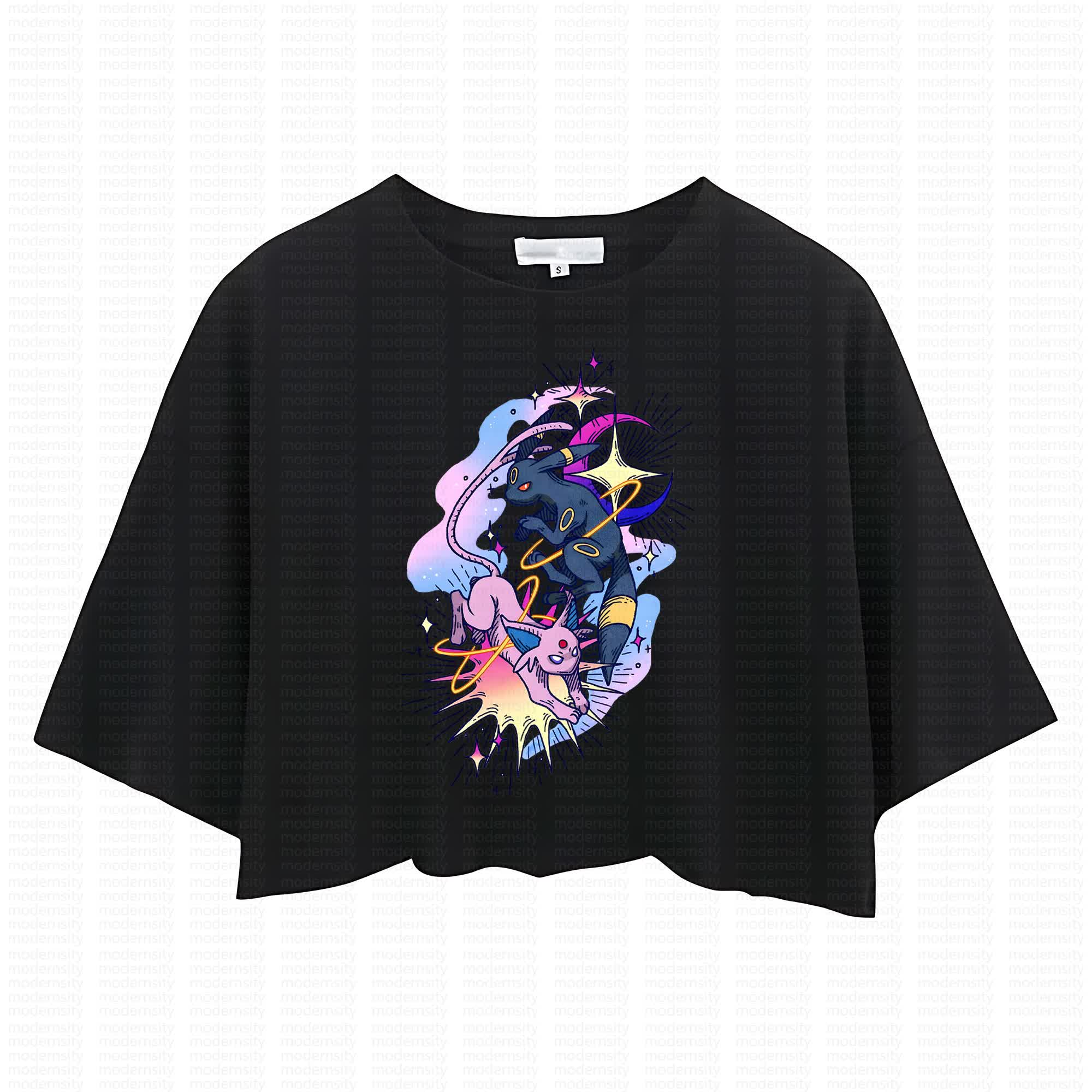 Cute and playful "Pokémon" summer women's cropped top