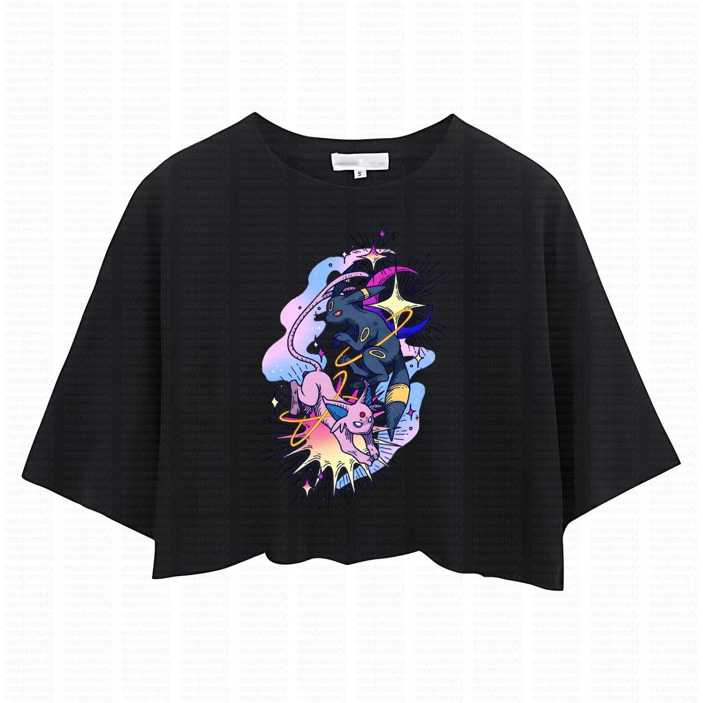 Cute and playful "Pokémon" summer women's cropped top