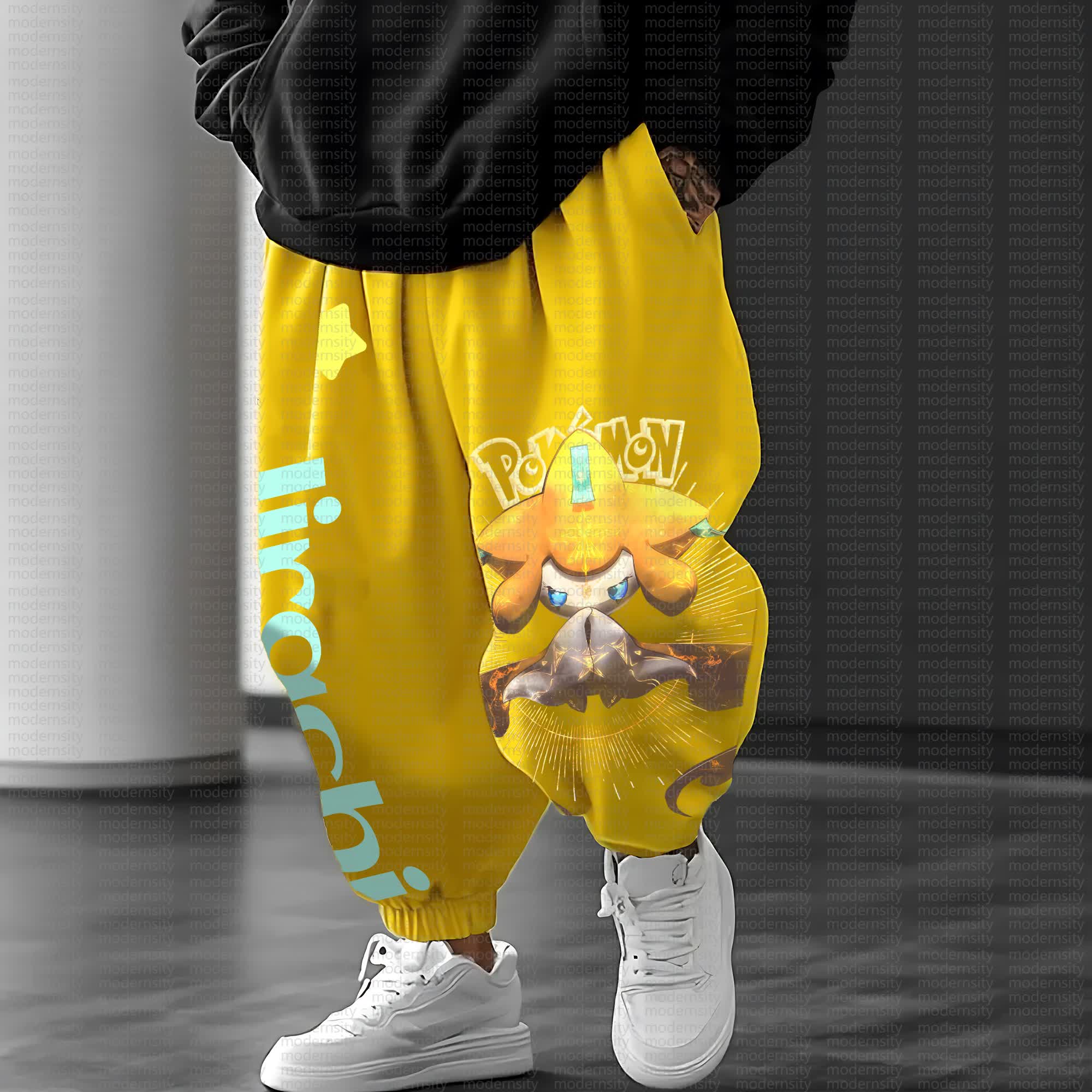 Unisex  “Pokémon” Casual Anime Streetwear Pants