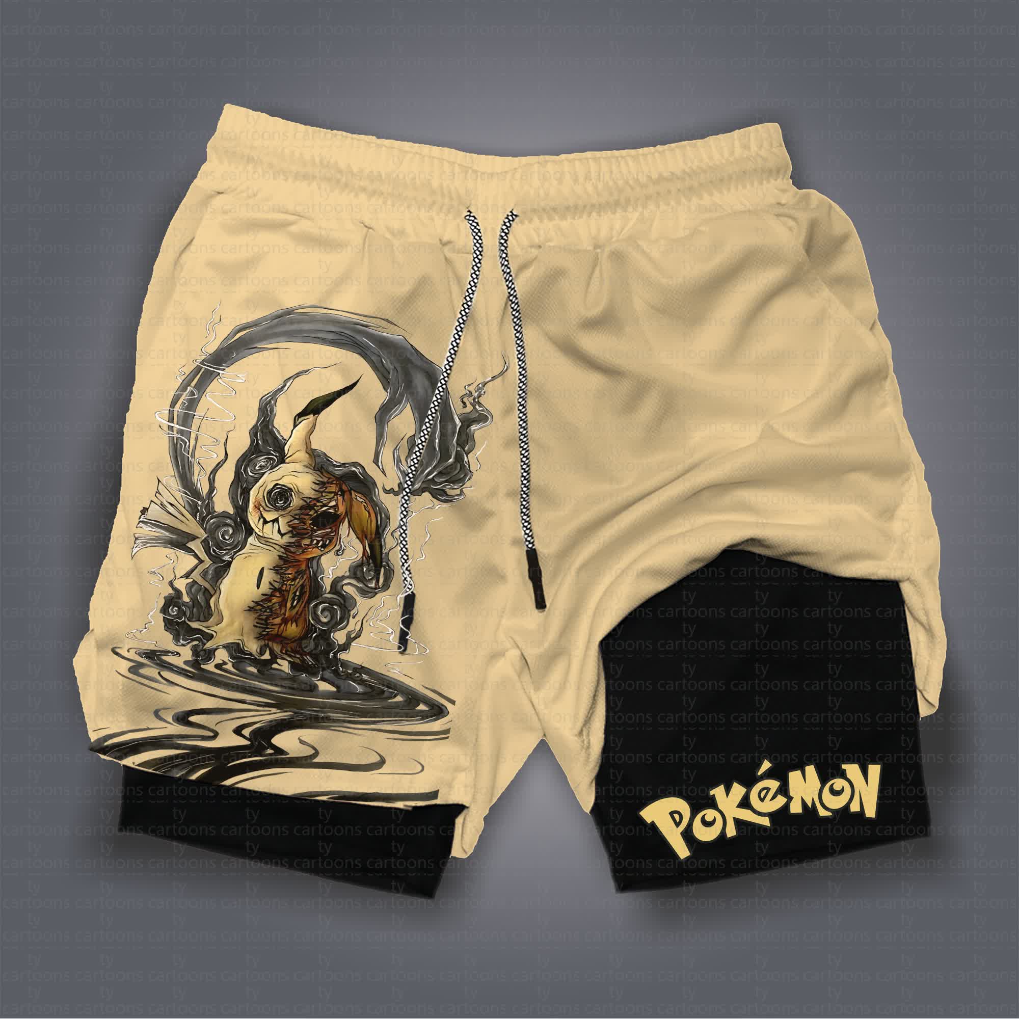 Unisex  “Pokémon” Casual Anime Streetwear Shorts