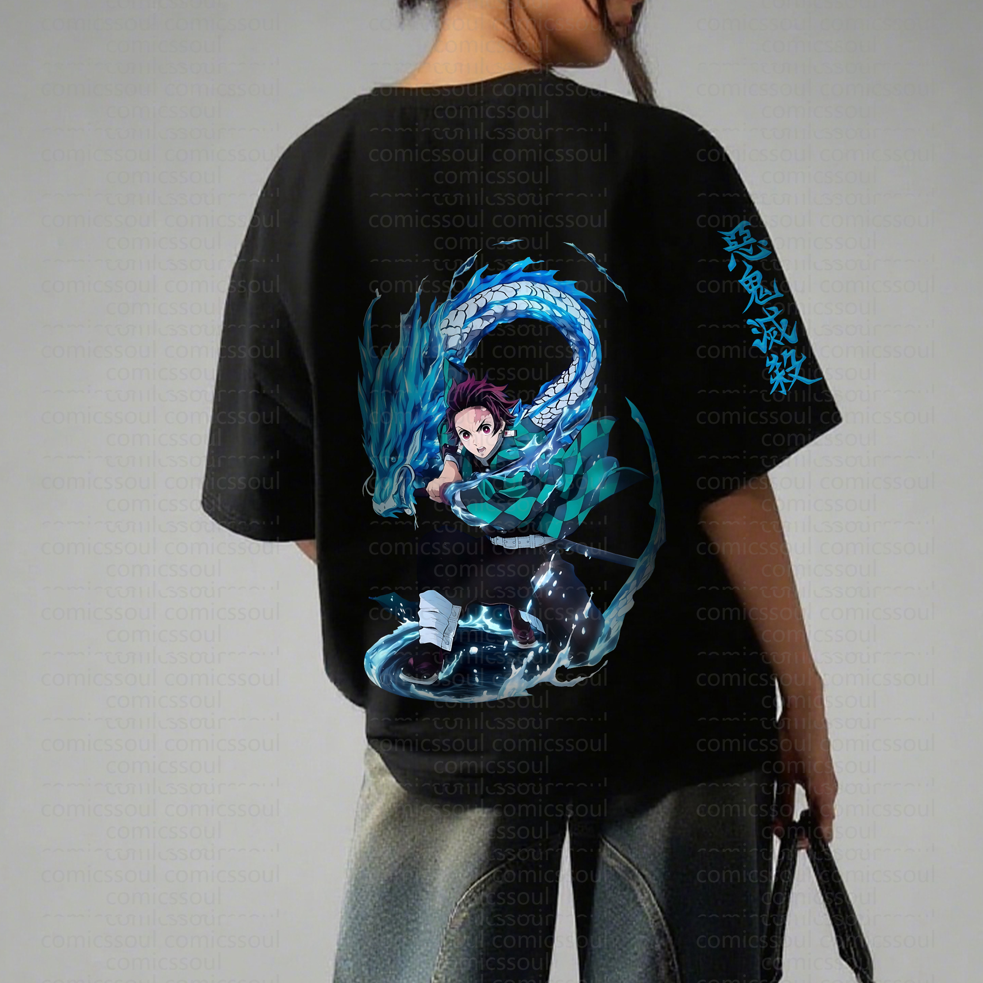 "Demon Slayer" Anime Inspired Vintage T-Shirt