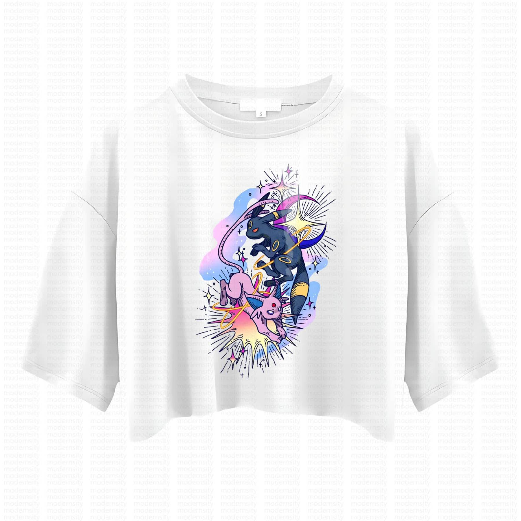 Cute and playful "Pokémon" summer women's cropped top