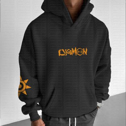Unisex Anime Graphic Streetwear Vintage Hoodie丨Digimon