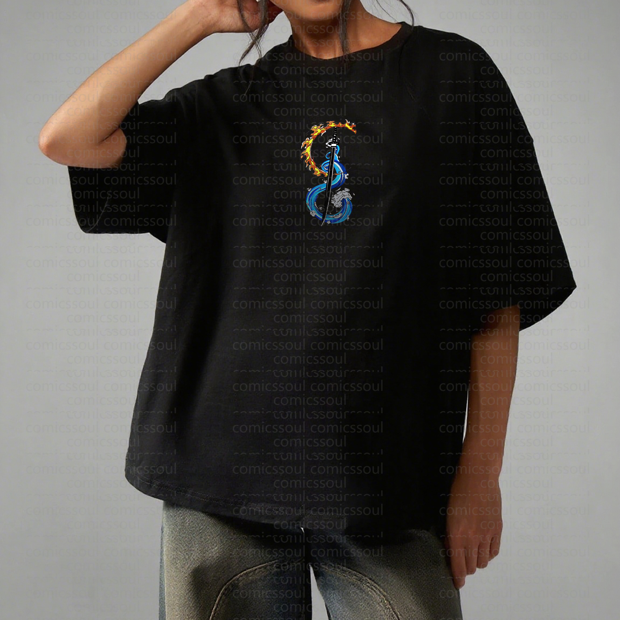 "Demon Slayer" Anime Inspired Vintage T-Shirt