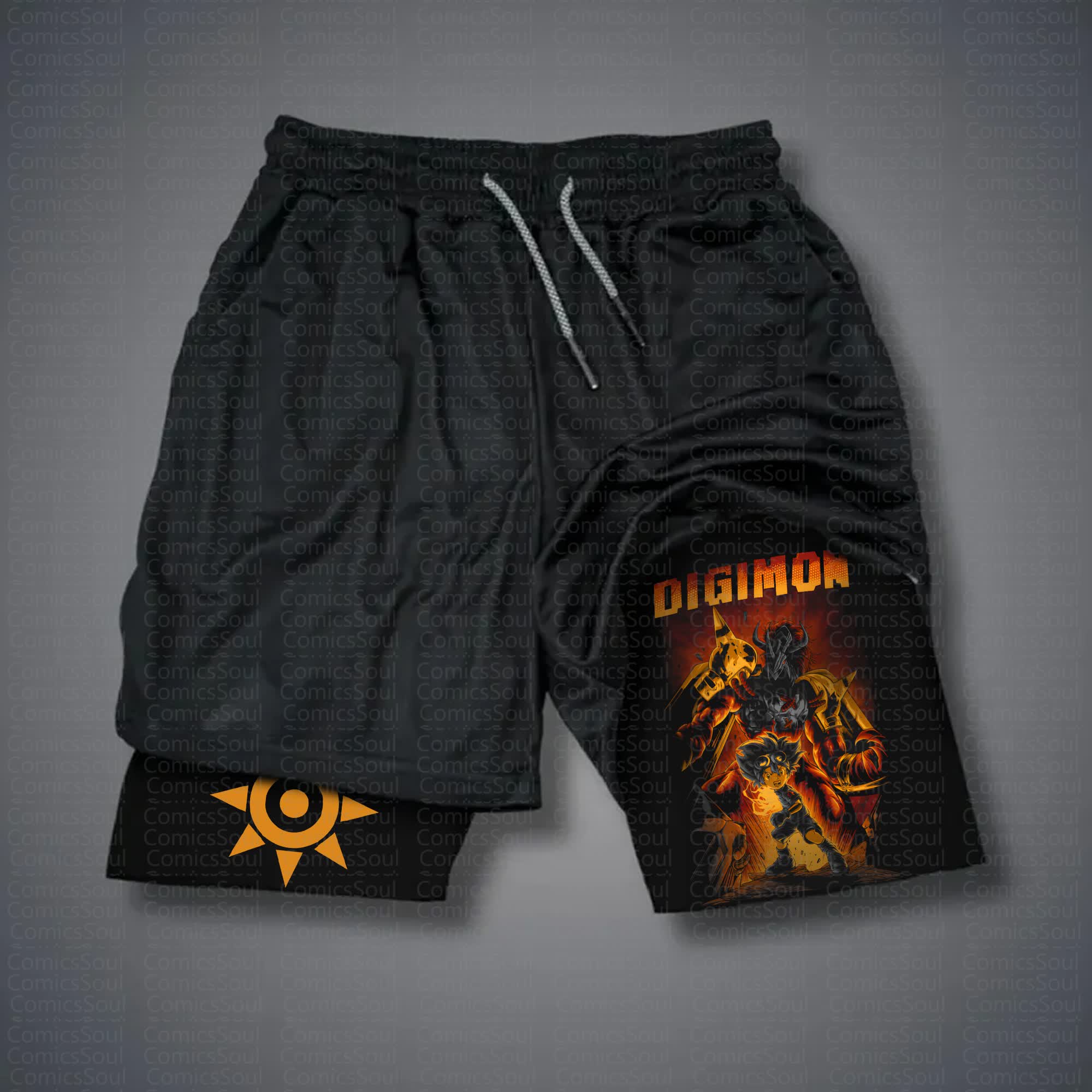 Unisex Casual Anime Streetwear Shorts 丨Digimon