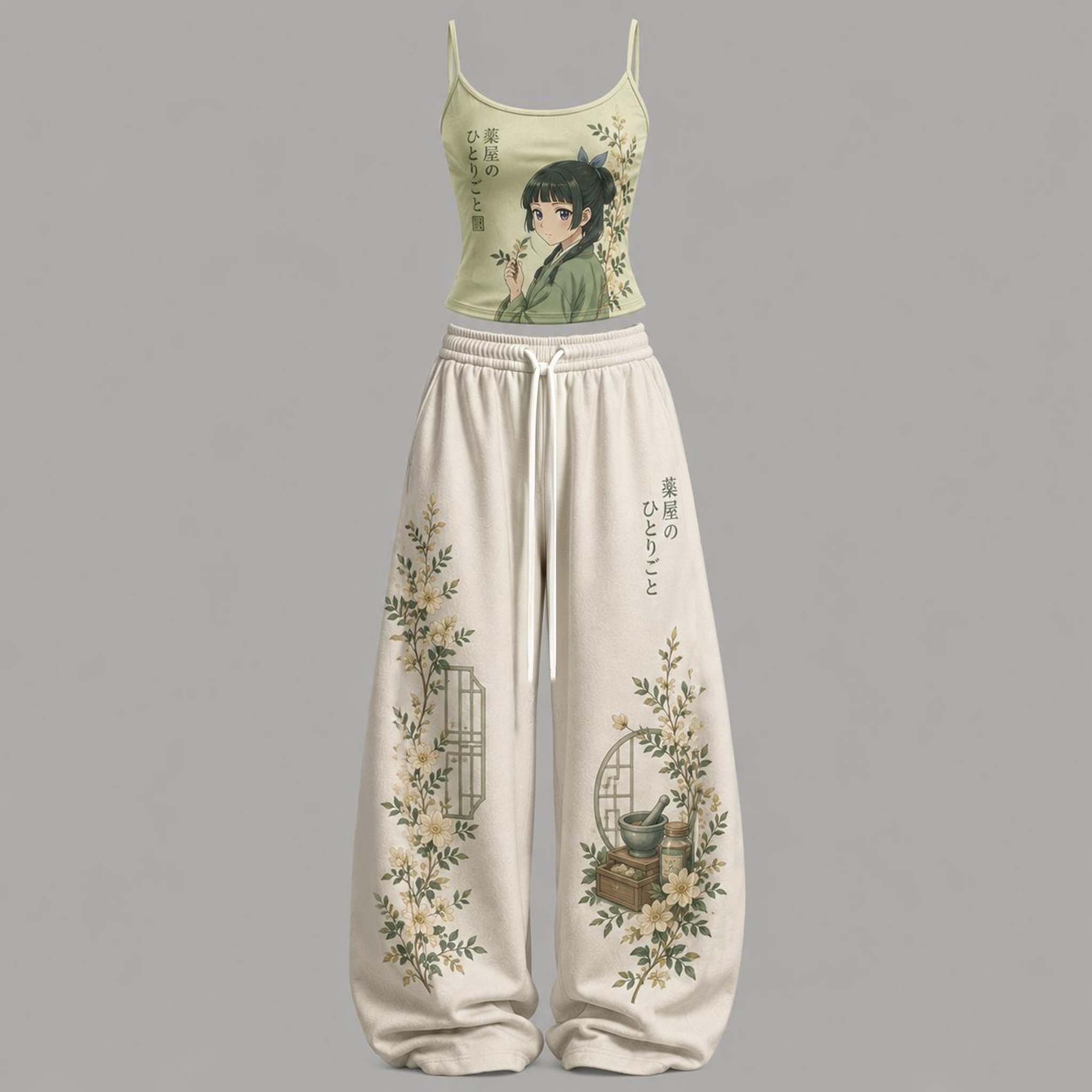 The Apothecary Diaries Top & Elasticated Trousers Two-Piece Set