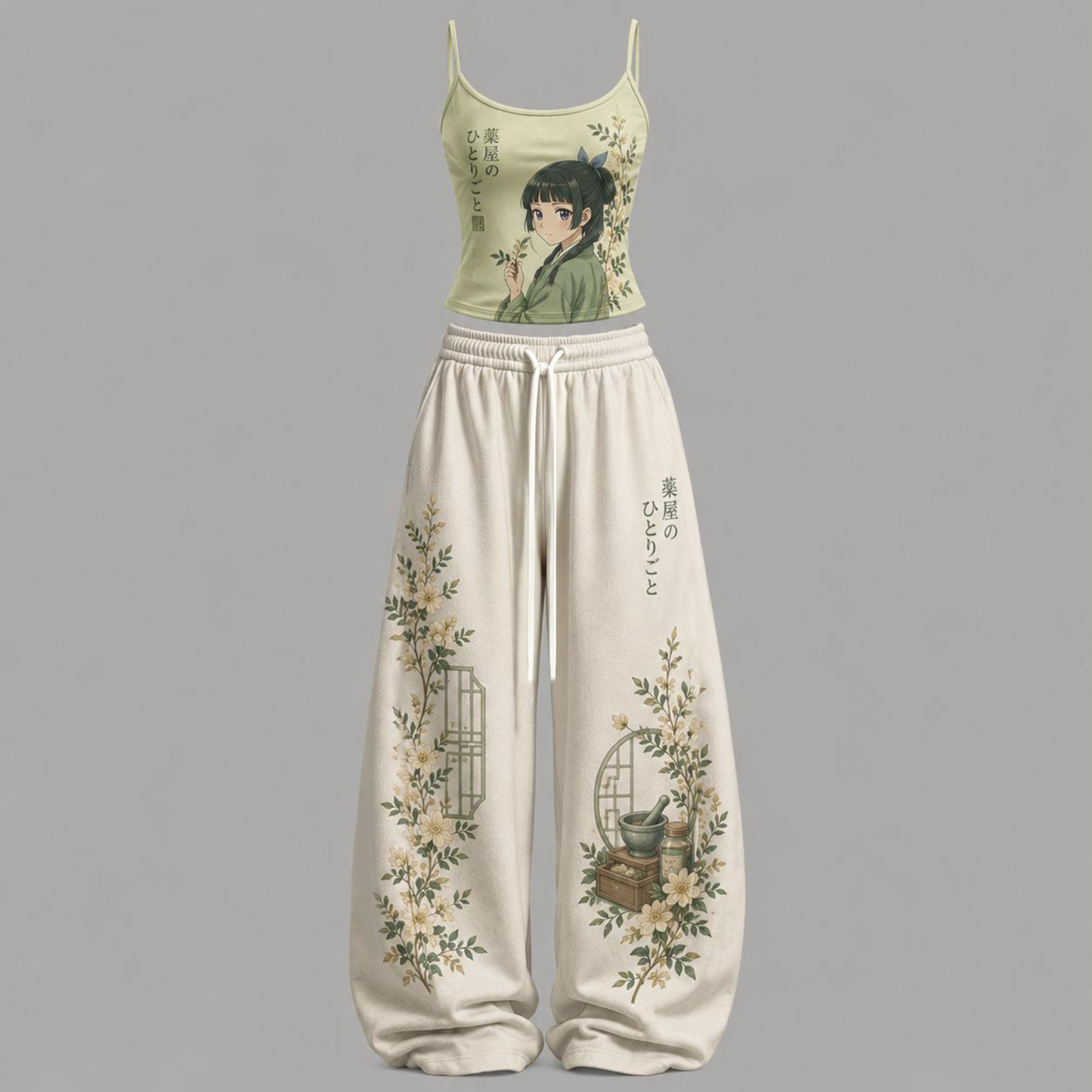 The Apothecary Diaries Top & Elasticated Trousers Two-Piece Set