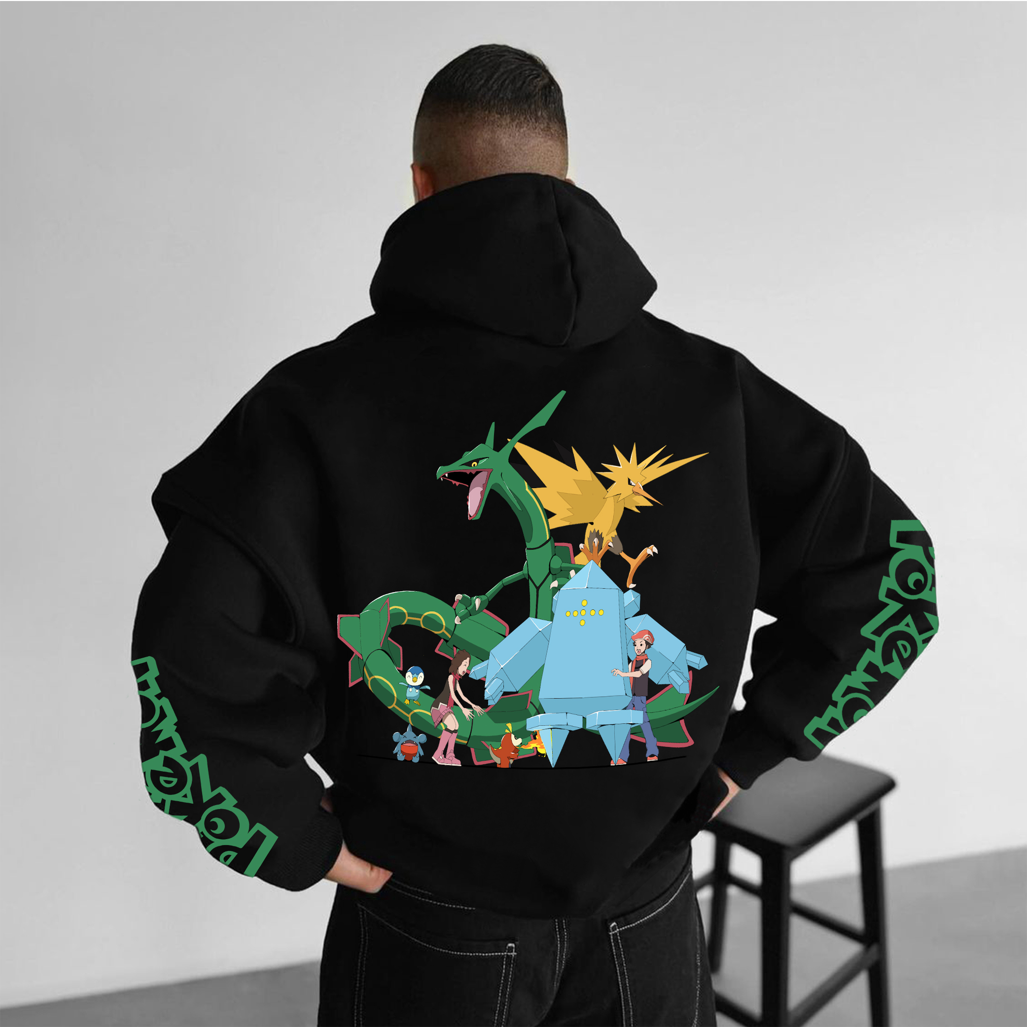 Unisex “Pokémon” Anime Graphic Streetwear Vintage Hoodie